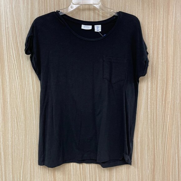 Sigrid Olsen Black Top Size M - Picture 1 of 4